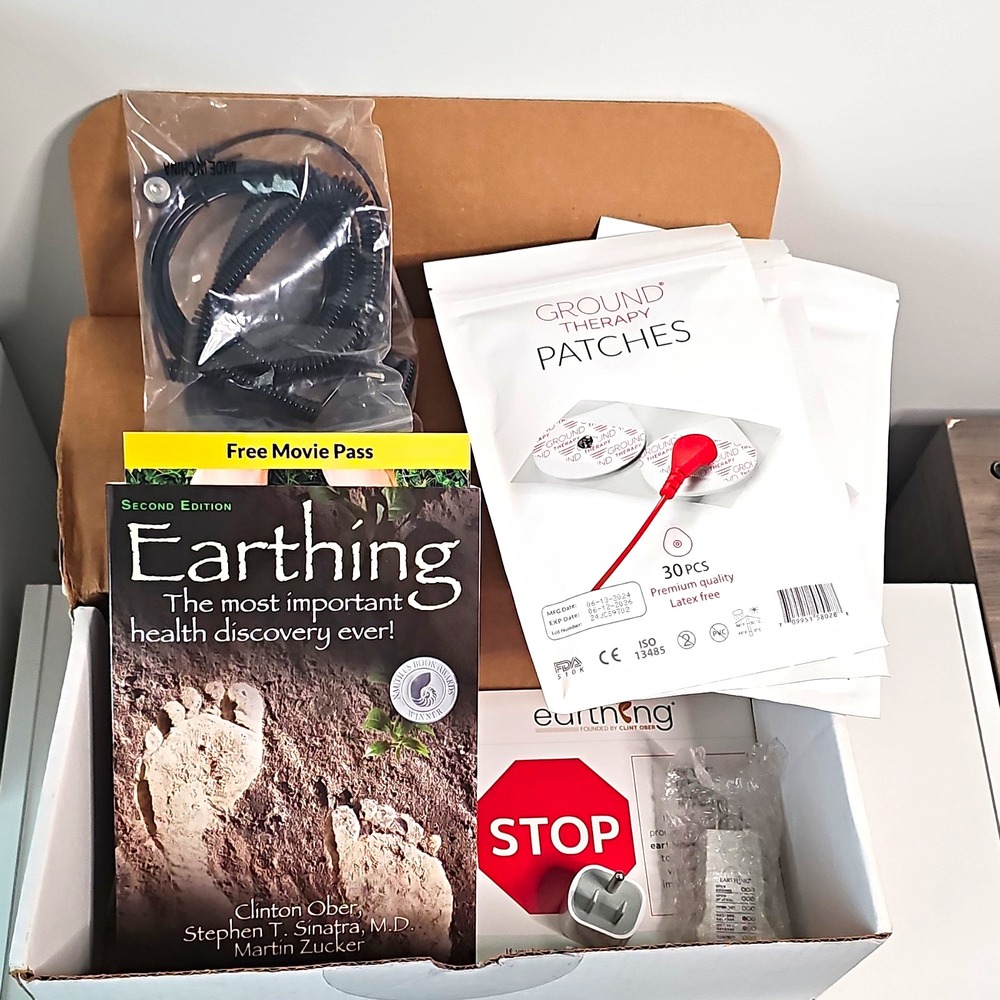 Earthing Earthing Patch Kit Ground Therapy Patches 30pcs w/ Earthing Book
